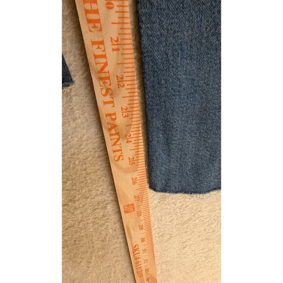 NWT J.CREW Essential‎ Straight Button Fly High Waist Raw Hems Jeans Size 32 - Picture 6 of 9